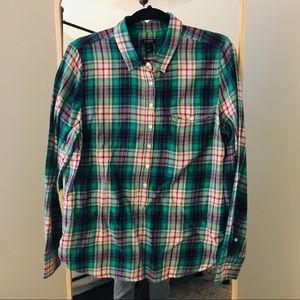 J. Crew Plaid Shirt | L